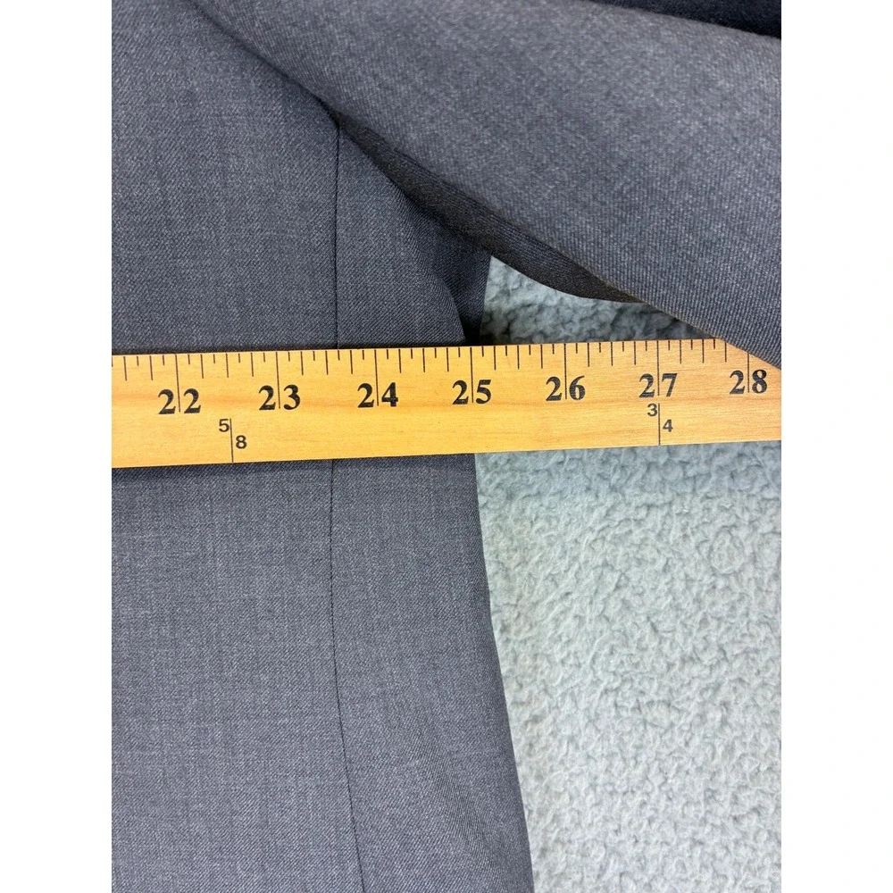 Joseph Abboud 2 Piece Wool Suit Mens 50R 44W Gray Two Button Blazer Pants NWT